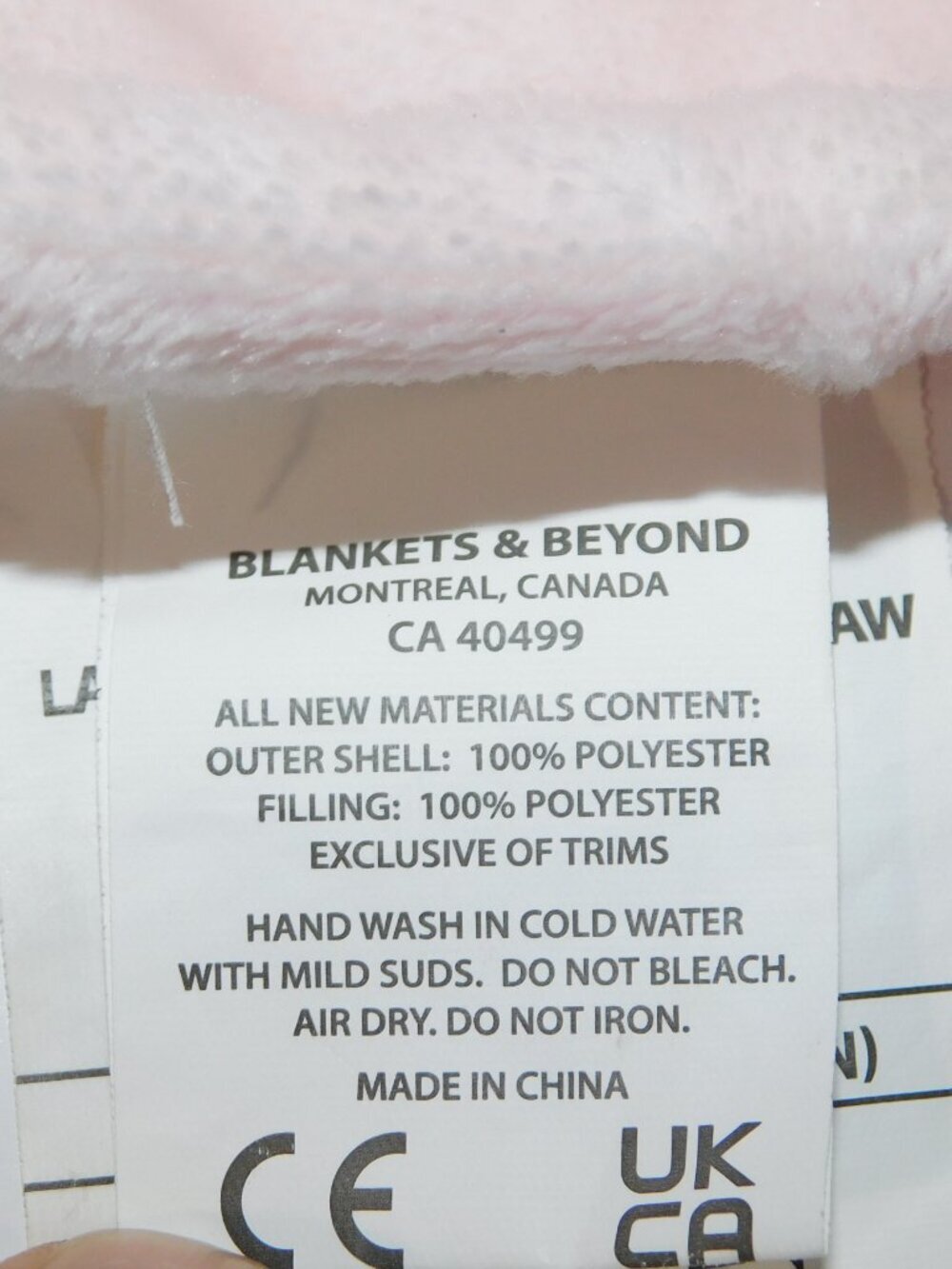 Blankets & Beyond Pink Hippo Plush Security Blanket Baby Lovey Hippopotamus - Picture 6 of 6